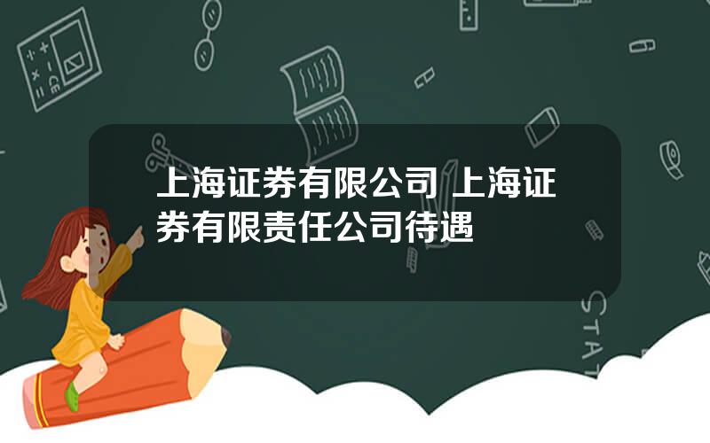 上海证券有限公司 上海证券有限责任公司待遇